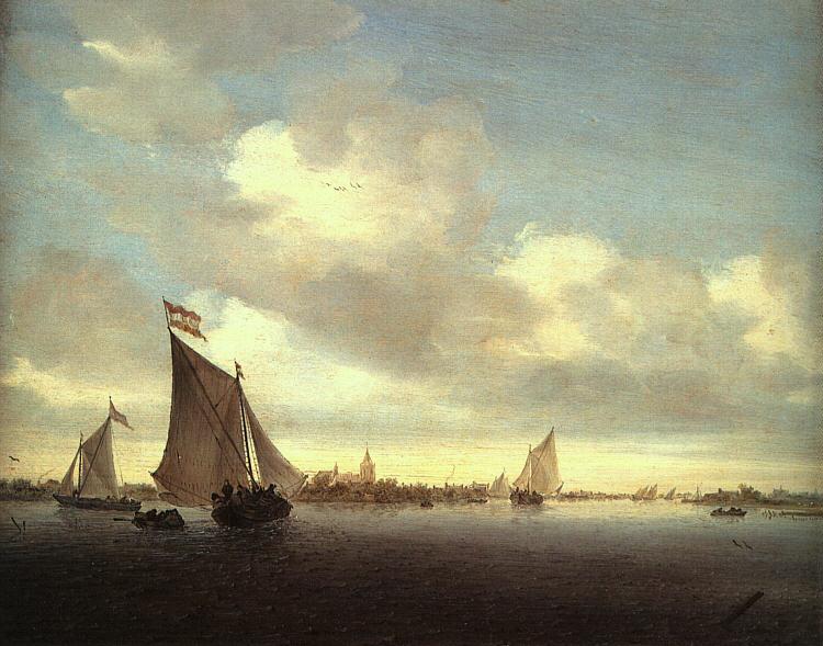 Saloman van Ruysdael Marine France oil painting art